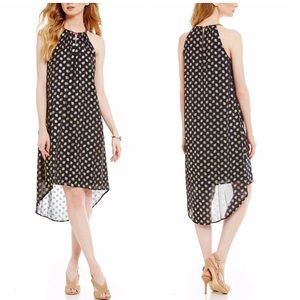 Michael Michael Kors Bergalia Navy Medallion Halter Dress Size Small